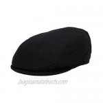 Hanna Hats Men Donegal Tweed Vintage Flat Driving Cap Made in Ireland 100% Wool