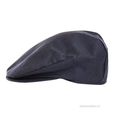 Hanna Hats of Donegal.Irish Flat Cap.Donegal Tweed.Navy Linen