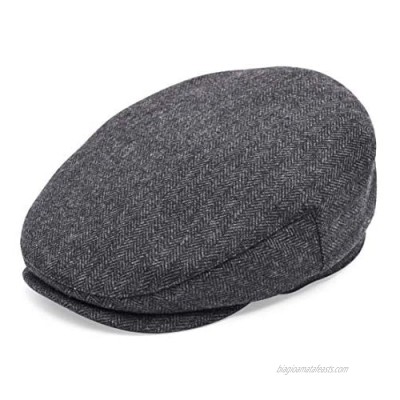 Herringbone Newsboy Cap for Men  Flat Cap  Ivy Hat  Mens Caps  Gatsby Hat